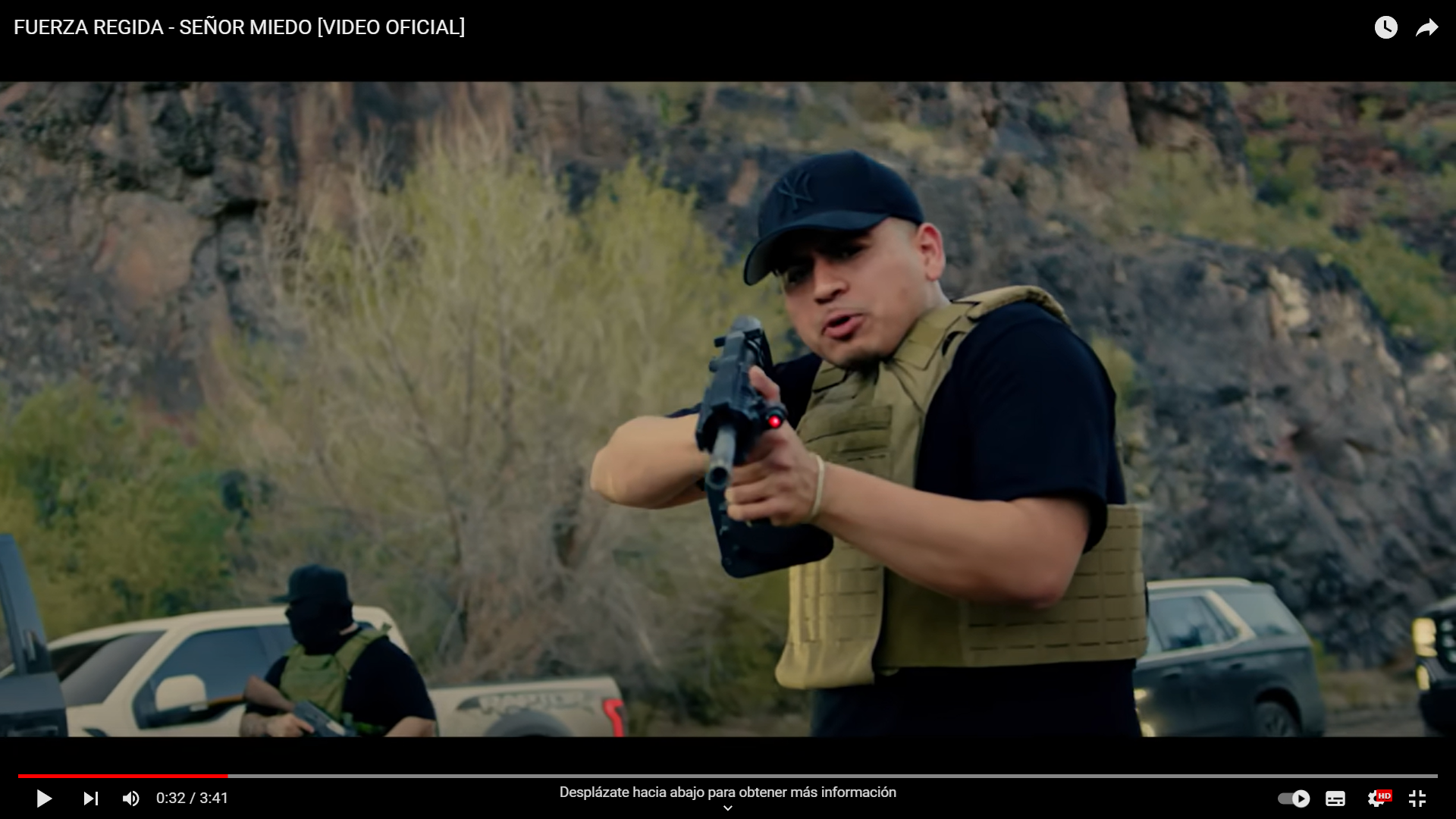 Señor Miedo, el narcocorrido dedicado al Doble R cuenta con más de 4 millones de visualizaciones
(Foto: Captura de pantalla/YouTube)