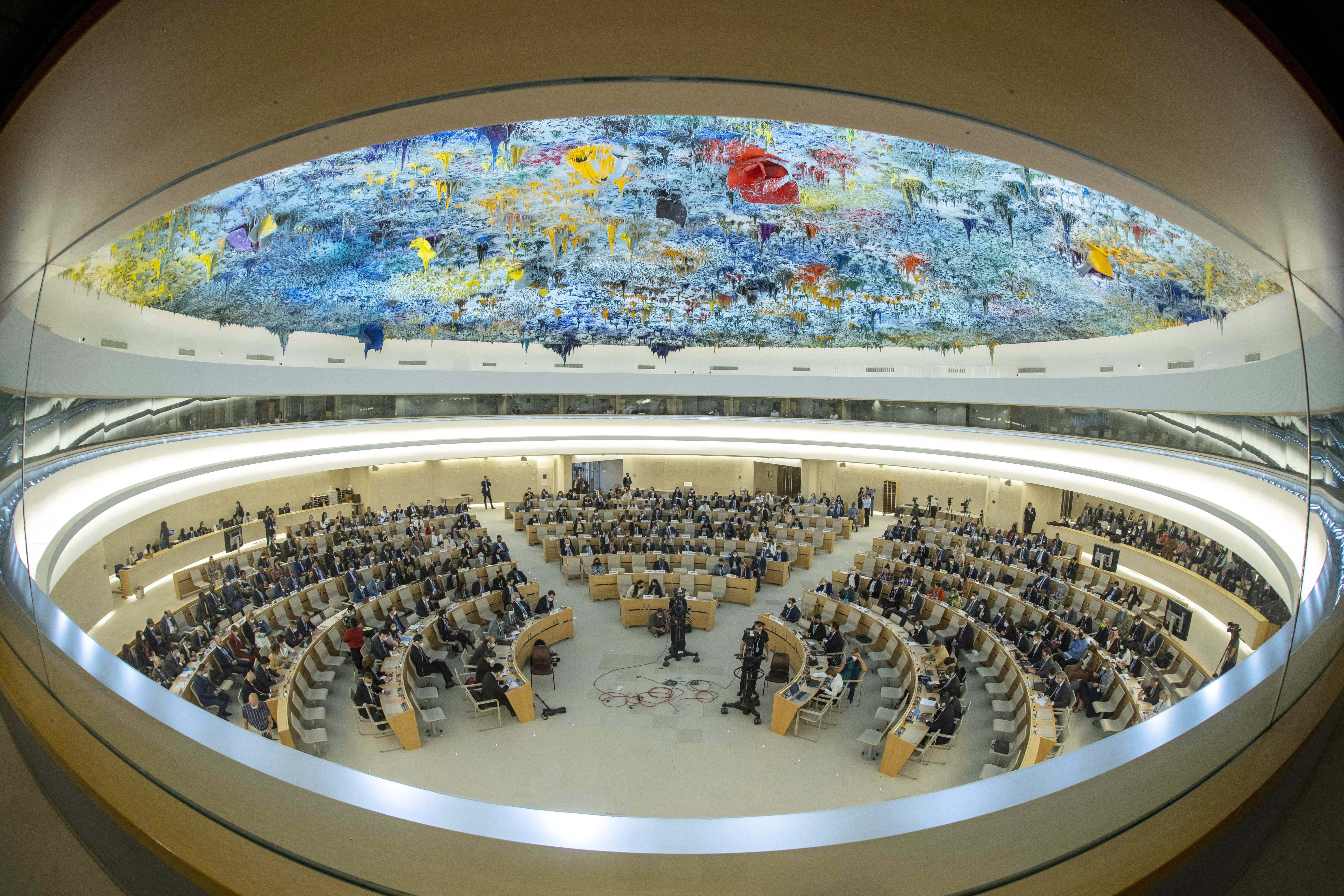 Vista general del Consejo de Derechos Humanos en las Naciones Unidas en Ginebra, Suiza, el 12 de septiembre de 2022. REUTERS/Denis Balibouse