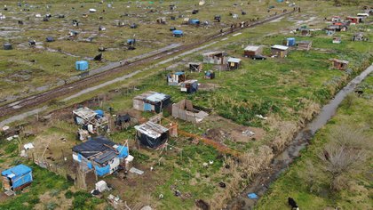 El dirigente sostuvo que no convalida la toma de tierras 