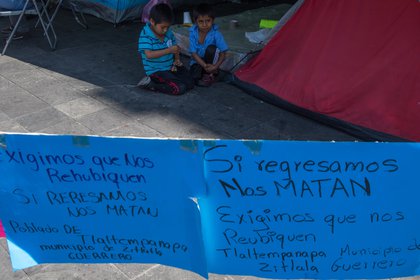 Prácticamente todo el territorio vive una crisis histórica de desplazamiento forzado interno (FOTO: MOISÉS PABLO /CUARTOSCURO.COM)