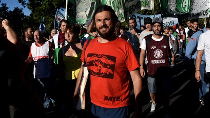 Juan Grabois encabezó diferentes manifestaciones durante los últimos años (Nicolás Stulberg)