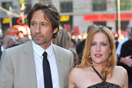 David Duchovny y Gillian Anderson (EFE/Daniel Deme/Archivo)
