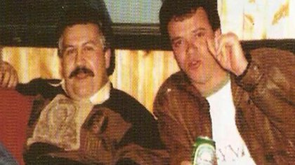 Pablo Escobar junto a Popeye, uno de sus sicarios más famosos