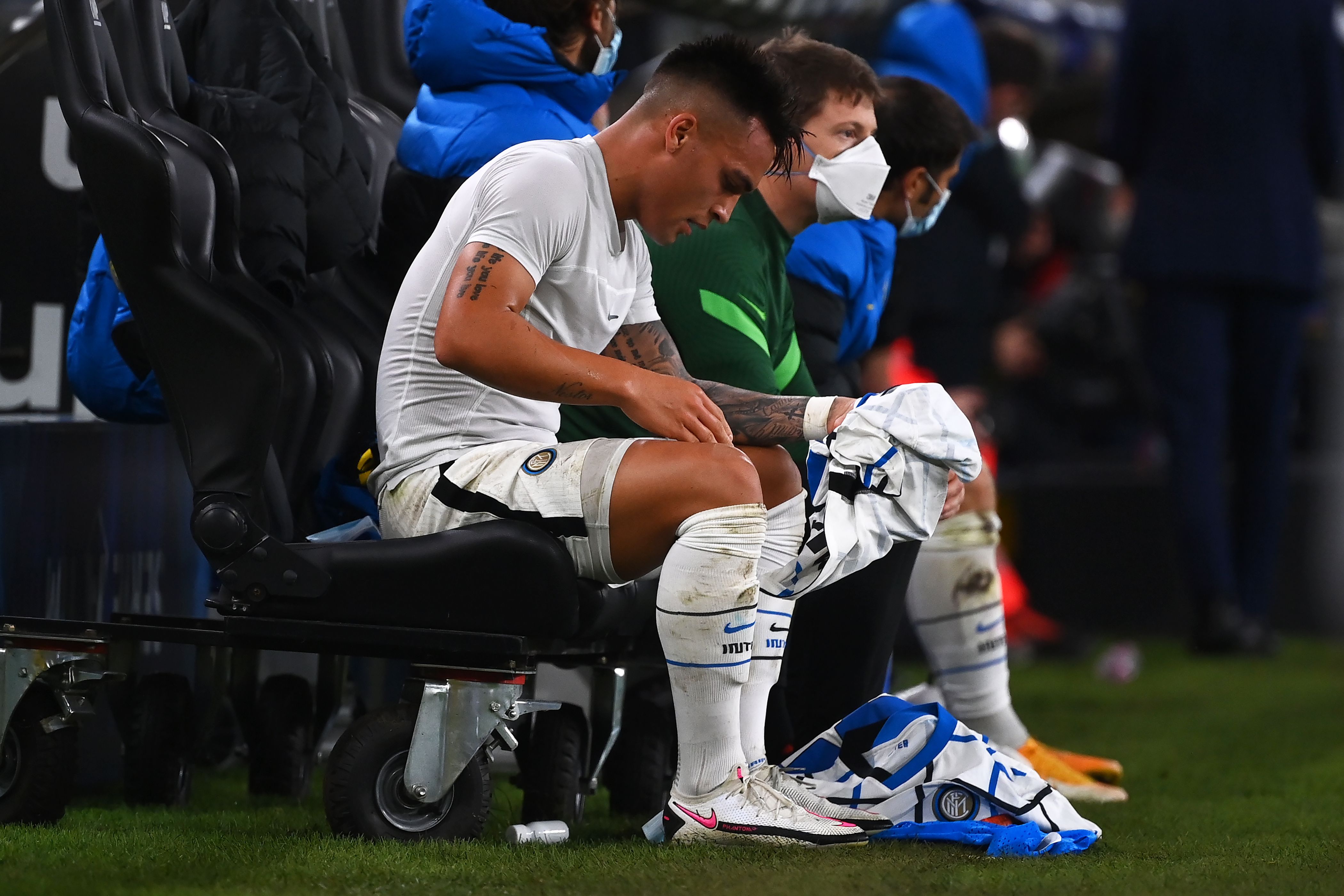 La furia de Lautaro Martínez cuando fue reemplazado en Inter