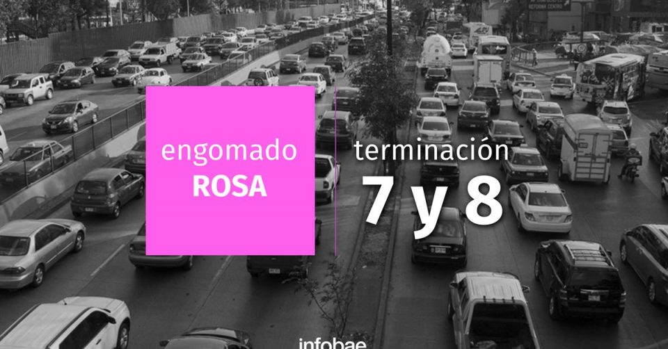 Este Martes 26 De Enero No Circulan Los Autos Con Engomado Rosa En Cdmx Y Edomex Telesol Noticias 2126