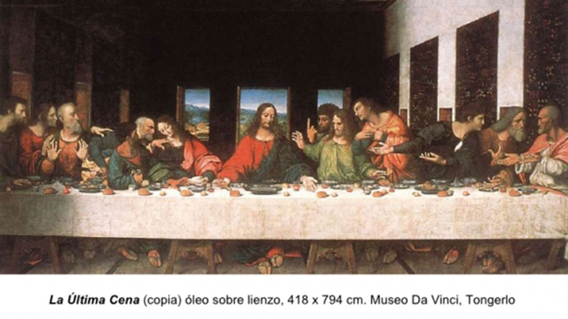 Santiago es uno de los doce apósteles que pintó Leonardo Da Vinci en su obra "La última cena"