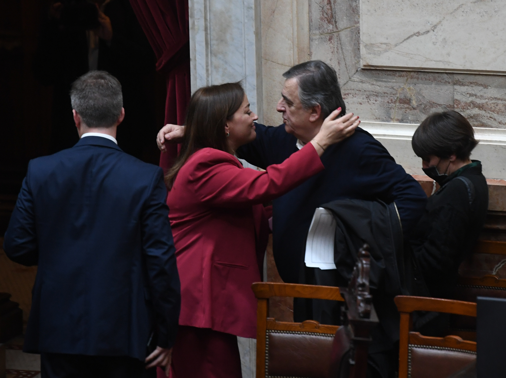 Cecilia Moreau y Mario Negri (Maximiliano Luna)